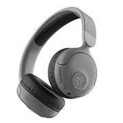 JLab JBuddies Pop Wireless Kids Headphones, Volume Limiting Safety Switch, Bluetooth 5.2 and Wired, Foldable On-Ear, Grey and Black