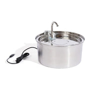 KittySpout MFM0300 Stainless Steel Cat Water Fountain 3.2L/108oz - Durable, Quiet, Easy to Clean