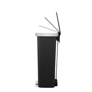 Better Homes & Gardens EKWM6266-45L-BL 11.9 gal Black Plastic Rectangular Kitchen Step Garbage Can