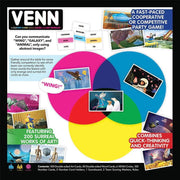 USAopoly VENN Board Game, Party Game with Clue-Based Gameplay, Cooperative and Competitive Modes, Ages 10+, 2+ Players, 30+ Minute Playtime