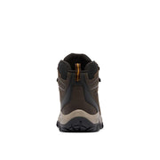 Columbia Newton Ridge Plus II Waterproof Men's Hiking Boots, Cordovan/Squash Leather Mesh Upper, Omni-Grip Traction, Techlite Midsole, Size 9.5, 1594731