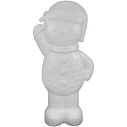 Holiday Time 887029 Giant Gingerbread Man Blow Mold Decor with Paintable Surface and LED Lighting White 55.11 in