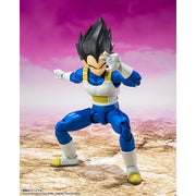 Bandai Spirits S.H.Figuarts Vegeta Dragon Ball DAIMA Action Figure, Redesigned Model, Interchangeable Parts, Soft Material, 5.5 Inch