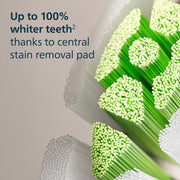 Philips Sonicare W DiamondClean Electric Toothbrush Replacement Heads, Whitening, White, 2 Pack, HX6062/77