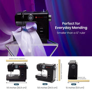 SINGER M1000 Handheld Sewing Machine, Lightweight Portable, 32 Stitch Applications, Black