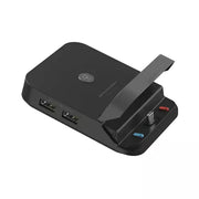 J5create Mini Docking Station for Nintendo Switch, USB-C Expansion Hub with Gigabit Ethernet, 4K HDMI Output, PD Charging, Toggle Button, Black, JCD620
