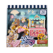 Wild Manes Horse Toys Cheries Tea and Treats Cart Playset with Cherie Horse Doll Figure, Includes Brush and Play Accessories