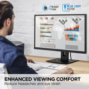 ViewSonic VG2240 22-Inch Full HD 1080p LED Monitor, 100Hz Refresh Rate, USB Hub, HDMI DisplayPort VGA Inputs, Ergonomic Stand