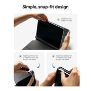 ZAGG Rugged Book Keyboard Case for iPad Pro 11-inch M4 and M5, Backlit Laptop-Style Keys, Multi-Device Pairing, Detachable Keyboard, 6.6 Feet Drop Protection, Black