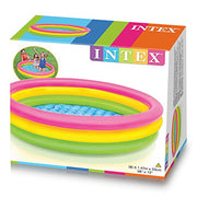 Intex 57422EP Sunset Glow Pool Ring With Inflatable Floor, 58