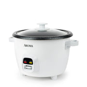 Aroma ARC-860NGP Rice Cooker 20-Cup Electric Rice Cooker White