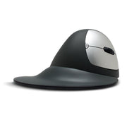 Goldtouch Semi-Vertical Wireless Mouse, Ergonomic 66 Slope, Right-Handed Medium, Gray Silver, 1600 DPI, USB 2.4 GHz Receiver, KOV-GSV-RMW