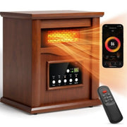 KONWIN PRO CHOICE 1500W Smart WiFi Space Heater Energy-Efficient Heating with Remote & App Control