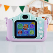 Vivitar 44379A-RNBW Kidzcam Camera for Kids, Rainbow Camera with 1080p Video and Games, Purple