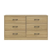 Mainstays Ms15013489716oa Ardent 6 Drawer Dresser, Euro Oak