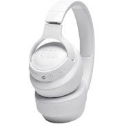 JBL JBLT710BTWHTAM Tune 710BT Wireless Over-Ear Bluetooth Headphones with Microphone, 50H Battery, Hands-Free Calls, Portable (White)