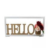 Pre-Lit Hello Decor