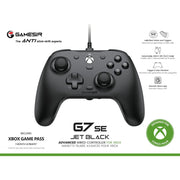 GameSir G7 SE Wired Xbox Game Controller with Hall Effect Joysticks and Triggers, Jet Black, USB Connection