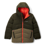 Columbia Arctic Blast II Youth Jacket, Thermarator Insulation, Waterproof, Greenscape Stone Green, X-Small, 208972
