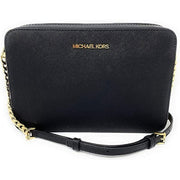 Michael Kors 35T8GTTC9L Jet Set Large East West Crossbody Black Saffiano