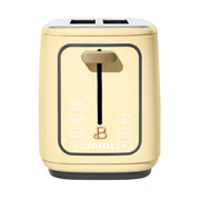 Beautiful 29427 2 Slice Toaster with Touch-Activated Display, 7 Browning Settings, Extra-Wide Slots, Buttercream Finish, 900W