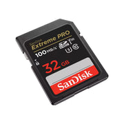 SanDisk Extreme PRO SDHC UHS-I Memory Card, 32GB, Class 10, U3, V30, 4K UHD Video Support, Dark Gray/Black, SDSDXXO-032G-GN4IN