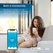 Friedrich Portable Air Conditioner, 14,000 BTU Inverter with Heat Pump, Dual-Hose Design, Wi-Fi Enabled, White, ZHP14DC