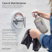 Kohler Occasion Shower Arm and Flange, Polished Chrome, Metal Construction, 1/2-14 NPT Connection, 27054-CP
