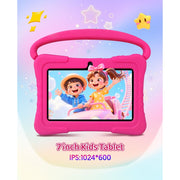 Tedupee Kids Tablet Android 13 Quad Core Processor 4GB RAM 32GB Storage 7-Inch HD Touch Screen WiFi Bluetooth Blue