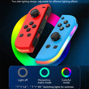 Hexamurby Wireless Game Controller for Switch, Dual Vibration, Motion Control, RGB Light, Red
