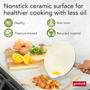 GoodCook 04531 12pc Healthy Ceramic Cookware Set