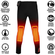 ActionHeat AH-BLP-5V-M-XL Men's 5V Battery Heated Base Layer Pants, XL