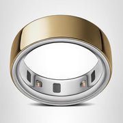 Oura Ring 4 Smart Ring Activity Tracker, Advanced Health Metrics, Gold, Size 7