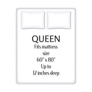 Mainstays MS8502263422-03 7-Piece Reversible Bed in a Bag Comforter Set, Blue Floral and Solid Blue, Queen