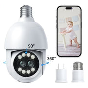 TOPVISION Q19 Light Bulb Camera, 4MP, White