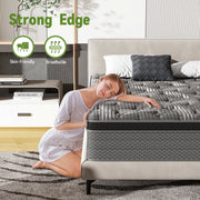 Nisien NISIEN005 12 Inch Hybrid Gel Memory Foam Mattress, Queen