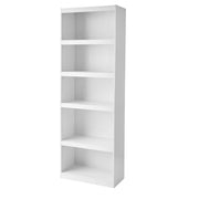 Mainstays MS5336278612035 Framed 5-Shelf Bookcase with Adjustable Shelves, White