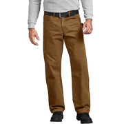 Dickies Mens Relaxed Fit Sanded Duck Carpenter Jeans, Slate Grey, 36W x 34L, DU336RSL