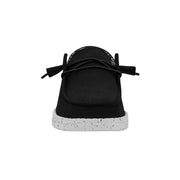 Heydude Wendy Basic Slip-On Casual Shoes, Women's Lightweight Flats with Memory Foam Insole, Black Odyssey, Size 6, 40053-0YF