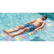 Bluescape BS-PL104-999 LED Pool Raft Inflatable Color-Changing LED Light-Up Pool Float