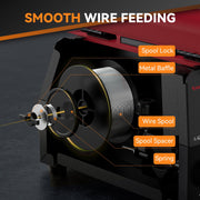 ARCCAPTAIN Flux Core Welder 3-in-1 with MIG, TIG & MMA, 110V Synergic Control, Lightweight Portable for Home and Farm Repair MIG130Fit