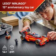 Lego Ninjago X-1 Ninja Charger 15th Anniversary 2-in-1 Building Toy, Multicolor, 691 Pieces, 71867