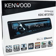 KENWOOD KDC-BT370U CD Car Stereo Receiver with Bluetooth, AM/FM Radio, Front High Power USB