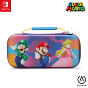 PowerA Protection Case for Nintendo Switch OLED, Switch, Switch Lite, Hard Shell with Molded Interior, Padded Screen Protector Flap, Rubber Handle, Color Splash Heroes, NSCS0302-01