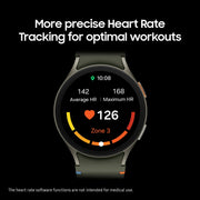 Samsung SM-L300NZEAXAA Galaxy Watch7 40mm Smart Watch, Aluminum, Bluetooth, Cream