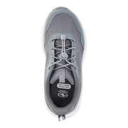 Athletic Works Boys Bungee Mesh Jogger Sneakers, Breathable Polyester Mesh, Gray, Medium Width, Size 6 Big Kid