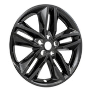 Coast2Coast Int. IMP385BLK International Impostor 18 in. Black Gloss 5 Double Spoke Snap-On Wheel Cover Set of 4