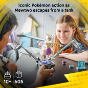 LEGO Pokmon SMART Play Mewtwos Lab Break Interactive Building Set with 605 Pieces, Compatible with SMART Tag, Gift for Kids Ages 10+, 6589490