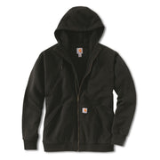 Carhartt Paxton Men's Midweight Thermal-Lined Full-Zip Sweatshirt, Rain Defender Water-Repellent, Black, X-Large, 104078-001