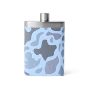 Yeti 7 oz Flask, Blue Camo, Stainless Steel, Leakproof, Portable, Includes Filling Funnel